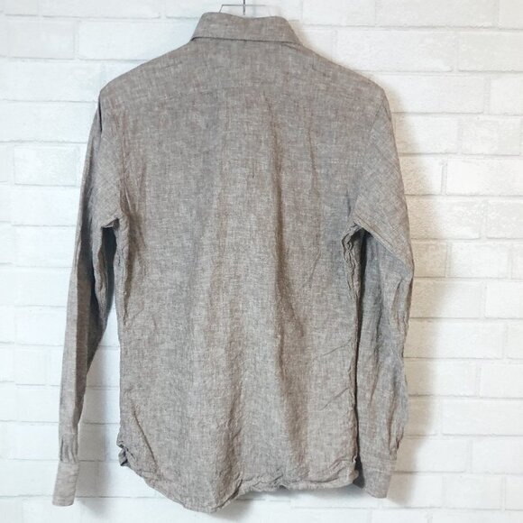 Bykowski Tailor & Garb Journeyman Cotton Twill Shirt Detachable Collar Size L - Picture 10 of 10